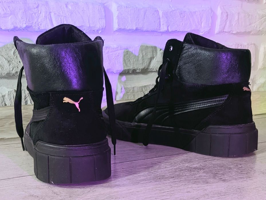 Чоловічі замшеві черевики в стилі puma