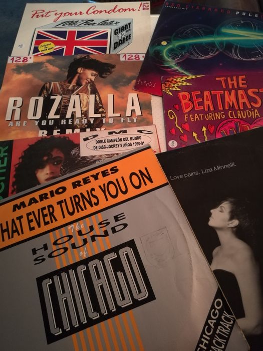 Maxi-singles vinil dos anos 80 e 90