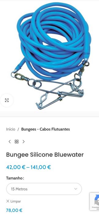 Bungee cabos flutuantes