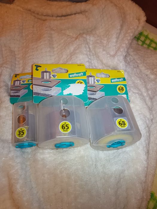 Sprzedam otwornice  Wolfcraft, Rubi do gresu, ceramikę, kamienie.