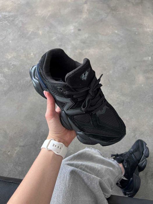 Кросівки New Balance 9060 Full Black (36-45) Нью Беланс 9060 чорні