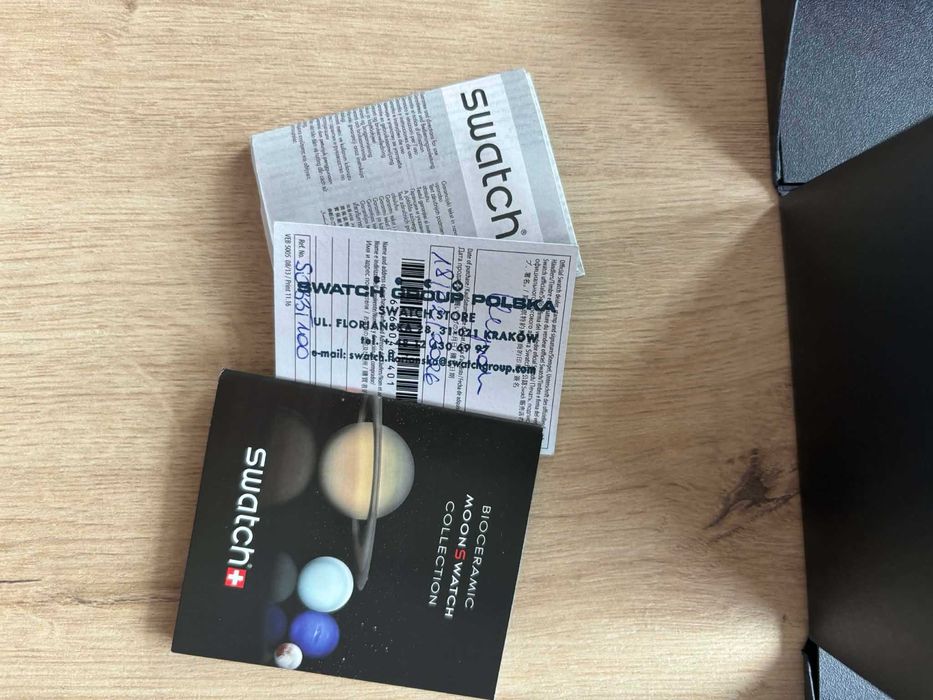 Nowy zegarek Swatch x Omega Bioceramic Moonswatch Mission to Saturn