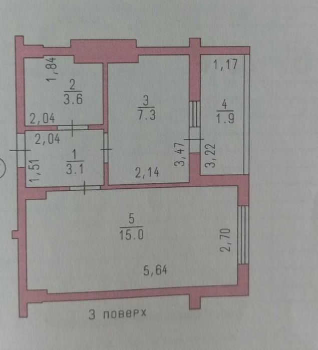 1к квартира в ЖК 7 небо, АГВ