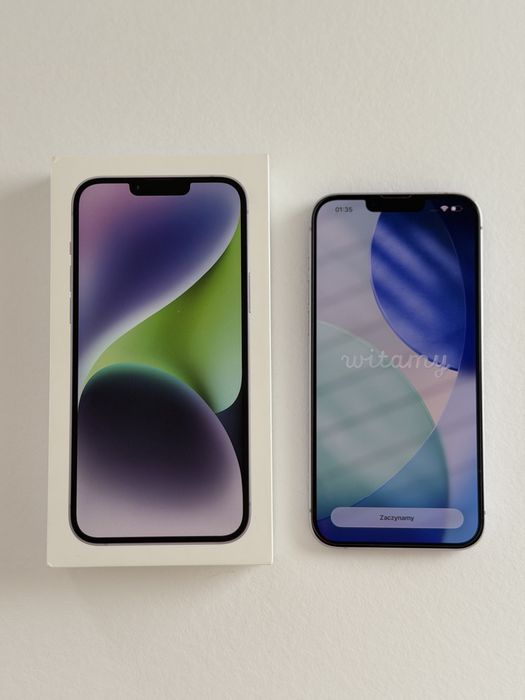 iPhone 14 Plus 256GB Purple | Zadbany | 3 etui | Oryginalne pudełko