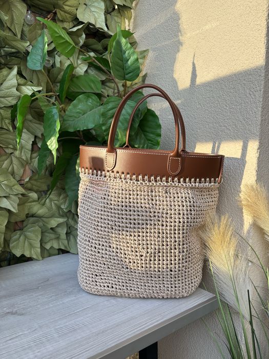 Torebka handmade beżowa