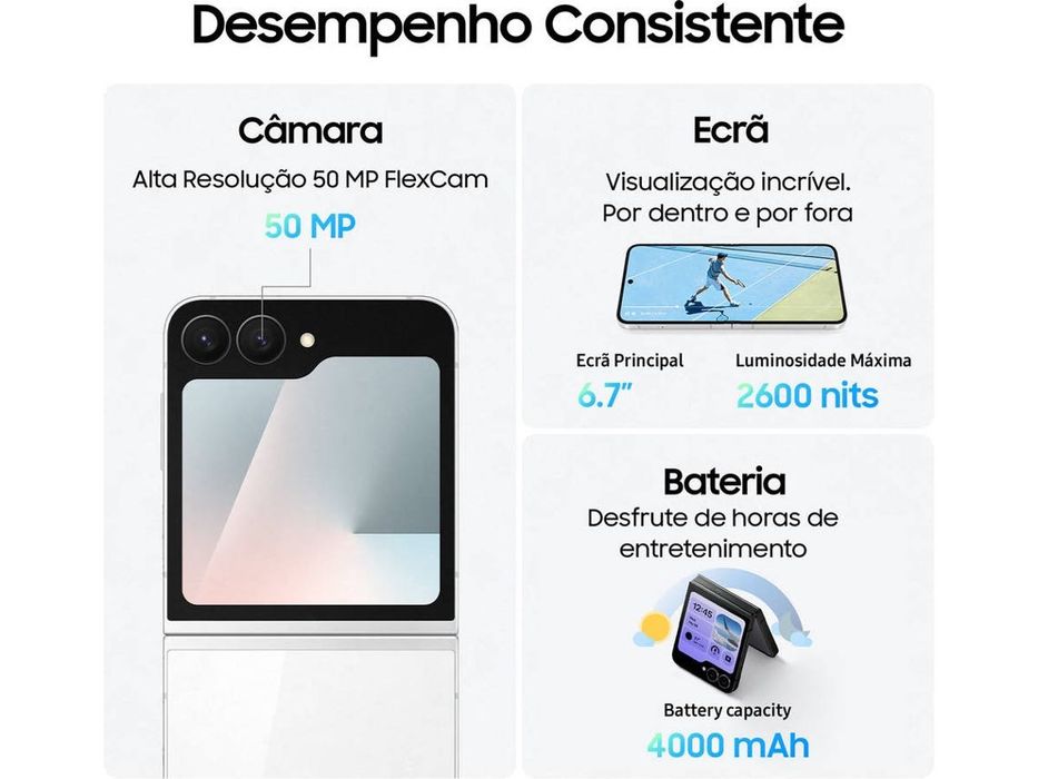 Samsung Galaxy Z Flip7 FE – Novo, Selado