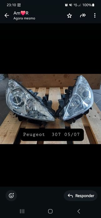 Oticas Peugeot  307  ano 2007