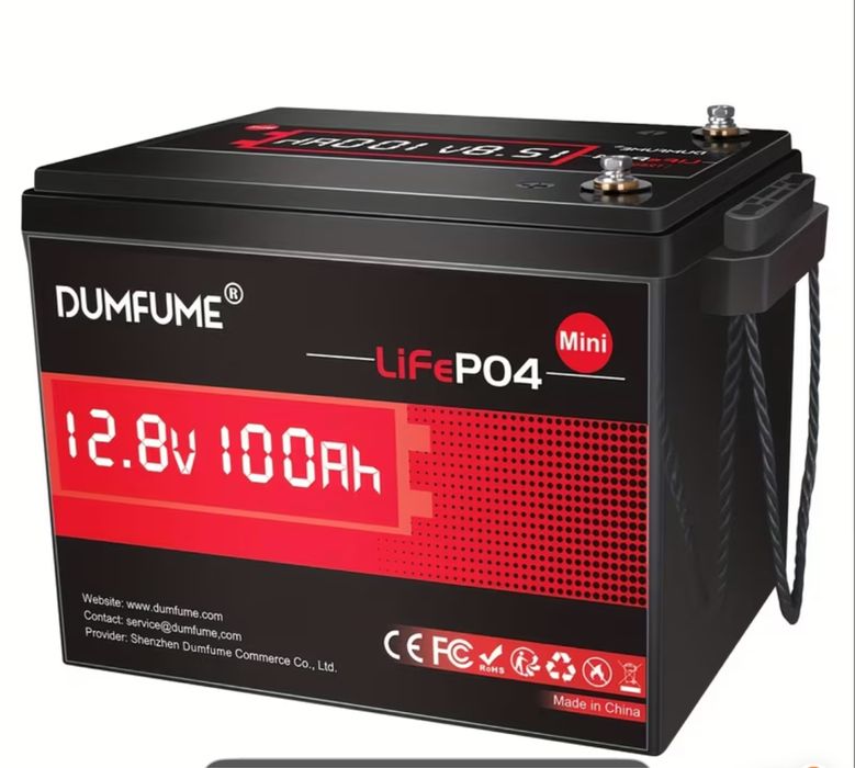 LiFePO4 акумулятор 12V 100Ah з вбудованим BMS