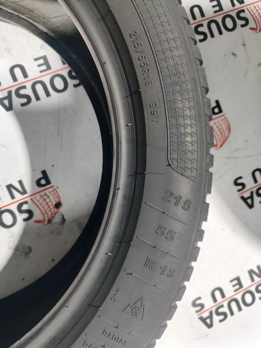 2 pneus semi novos 215-55R18 Kleber - Oferta dos Portes