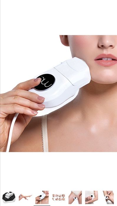 Depiladora unisex Me Elos Super Touch 300K, IPL + RF, cor preta