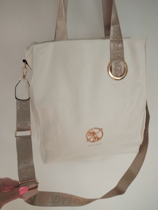 Nowa duża torebka firmy MBAGS Biała