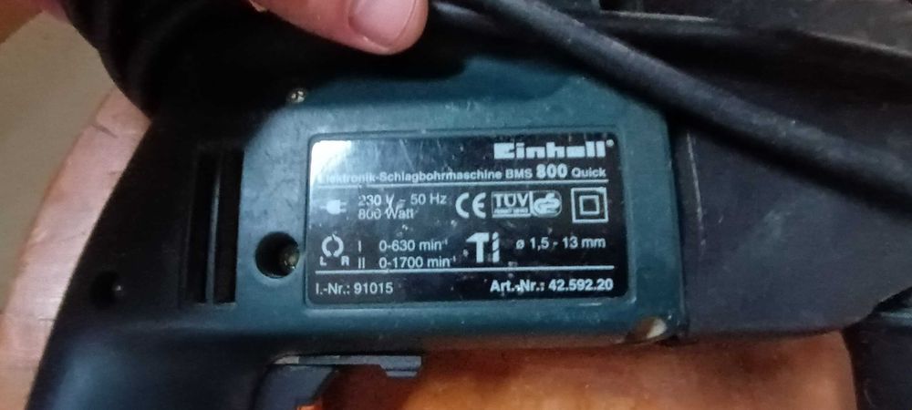 Berbequim Einhell BMS 800 Quick