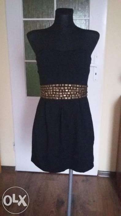 Czarna elegancka sukienka