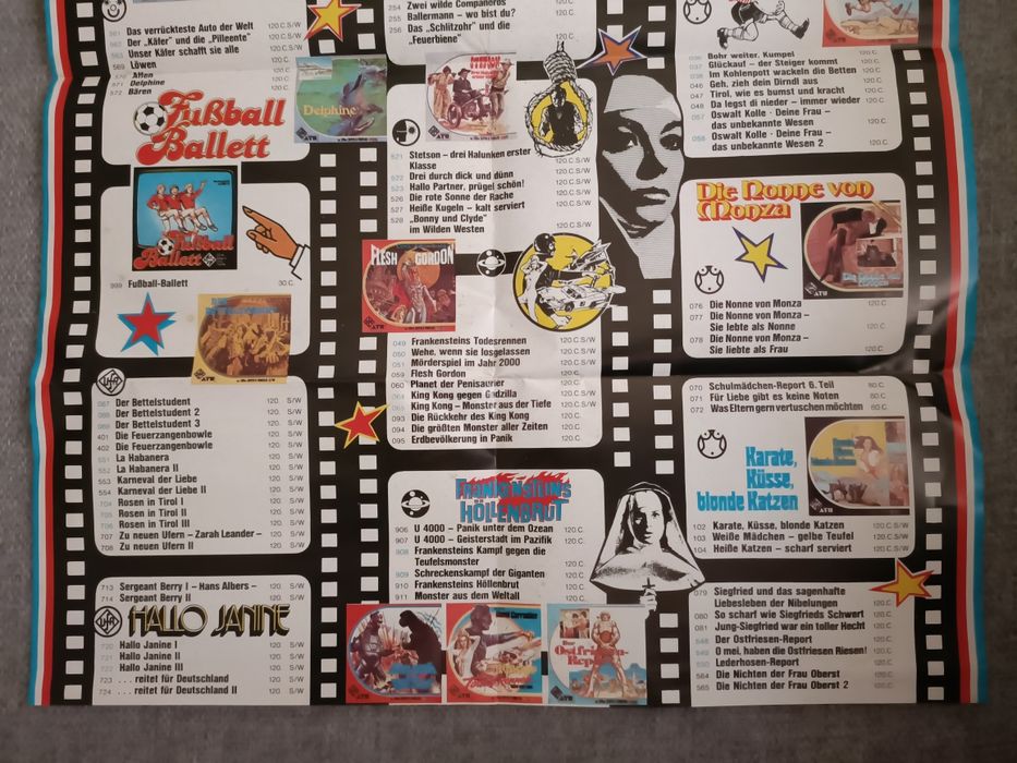Catálogo da UFA - Super 8 (1977)