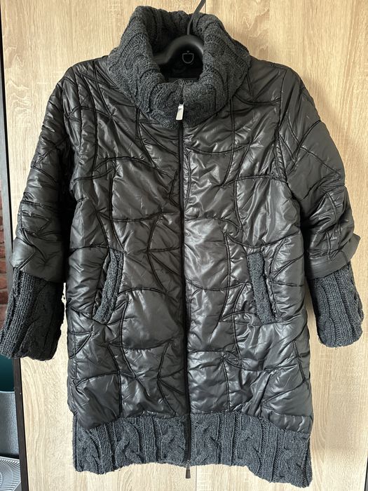 Kurtka plaszcz ocieplany damski pikowany