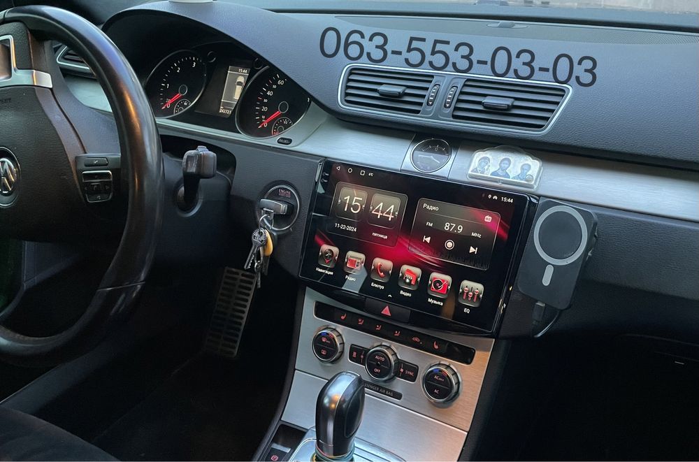‼️ Новинка Passat b6 b7 cc магнитола QLED 2k 8 ядер 4/64GB 4Gsim‼️