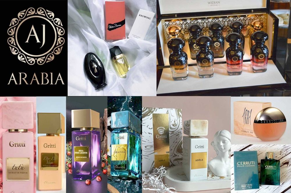 Gritti+ Widian AJ Arabia+ Cerruti+ Paloma picasso _Распив Брендов Ориг