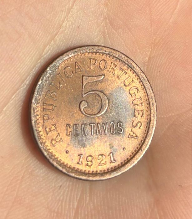 NOVA 5 centavos 1921 Portugal