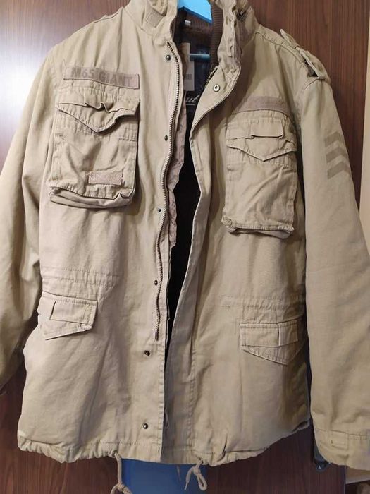BRANDIT Kurtka + Podpinka 3w1 M65 GIANT Vintage L-kolor camel,nowa