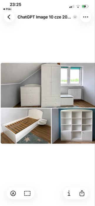 Zestaw mebli do pokoju dziecięcego Meblik Nordic White