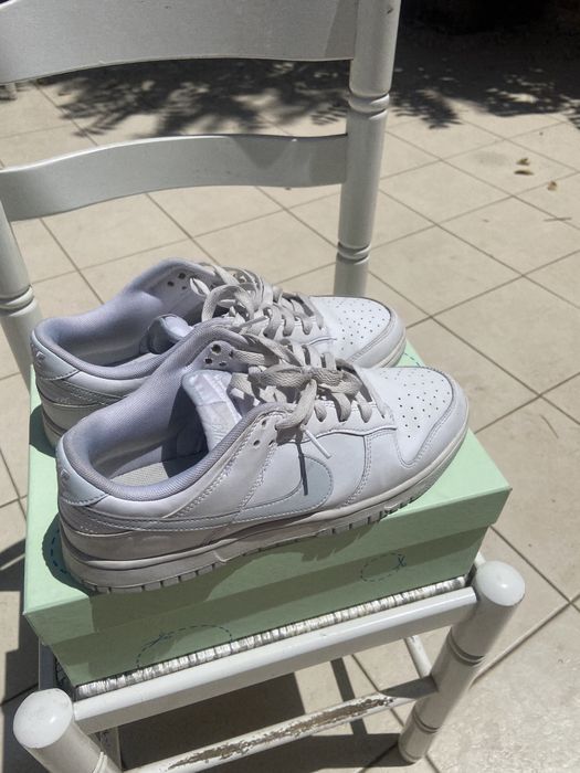Nike dunk white and grey
