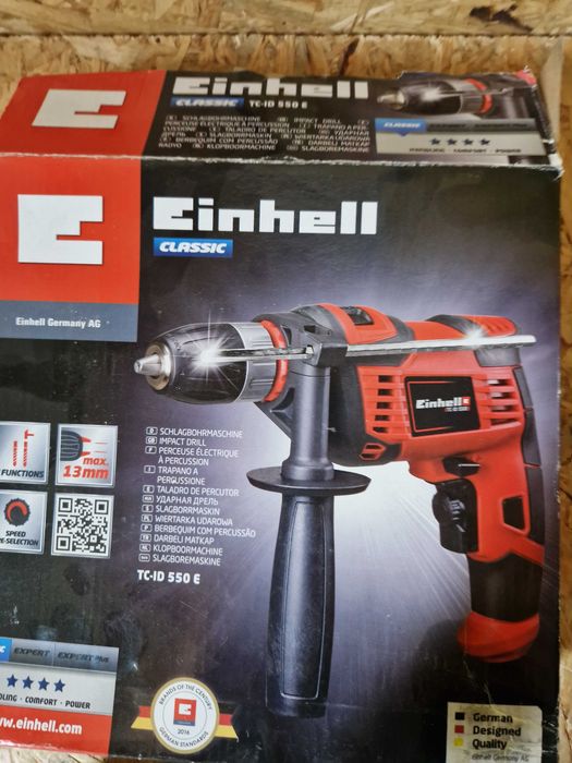 Wiertarka Einhell z udarem TC-ID 550 E 550 wat