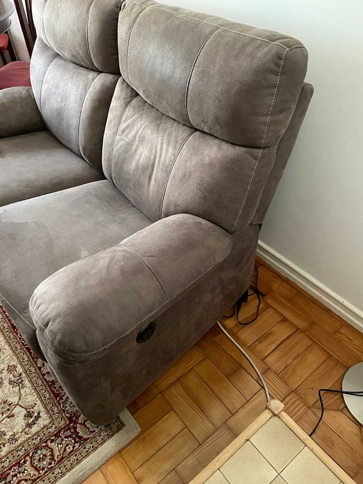 Sofá 2 Lugares com função reclinável