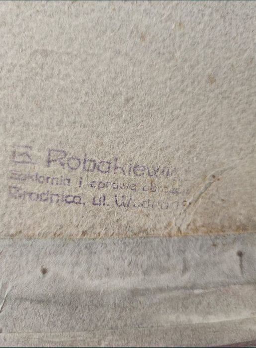 Stare zdjęcie w ramie