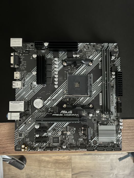 Материнська плата asus prime a520m k