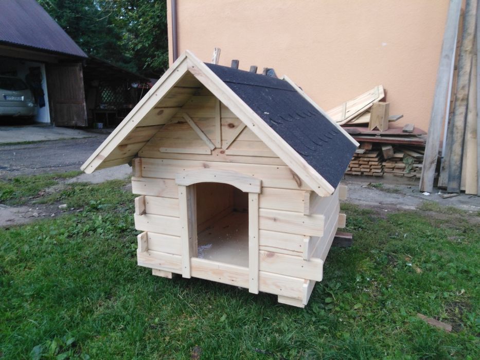 Duża Buda dla psa cała ocieplana