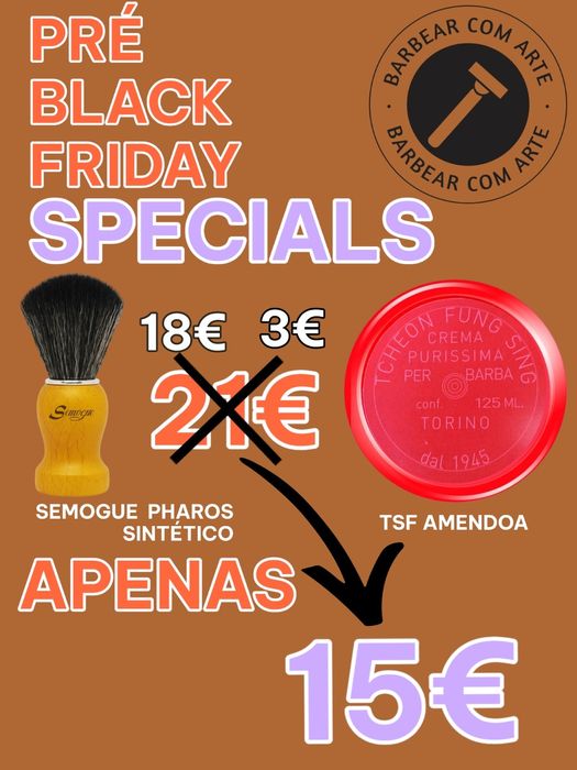 Conjunto Pincel + Sabão Barbear 

T