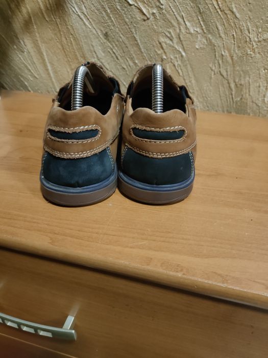 Mokasyny męskie skórzane Lasocki 40 z wkładką wewnątrz 26.5 cm.