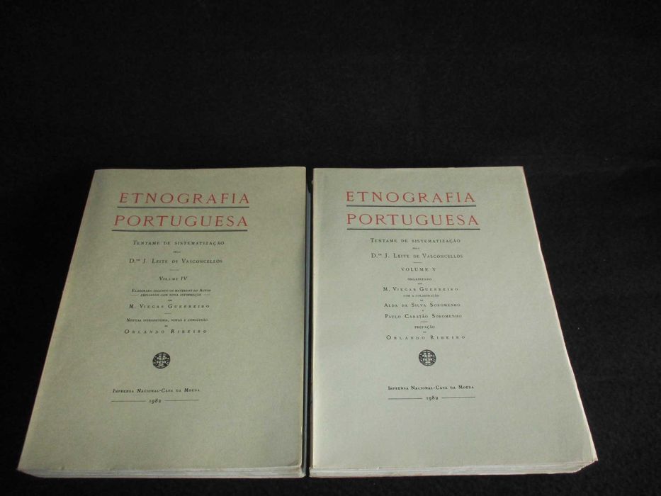 Livros Etnografia Portuguesa J. de Leite Vasconcelos 9 volumes
