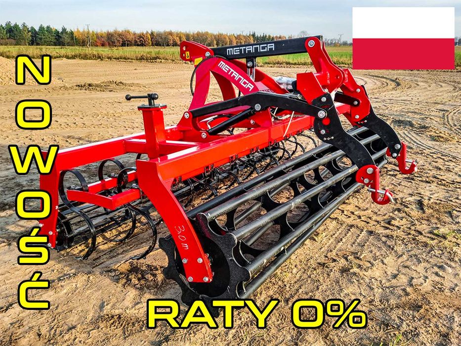 TANIEJ NIE MA Agregat Uprawowo Siewny Uprawowy Talerzowy Hydropak RATY