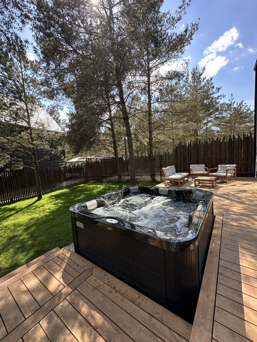 Horyzont Borsk Domek Kaszuby SPA sauna JEZIORO nocleg 10 osób ROWERY