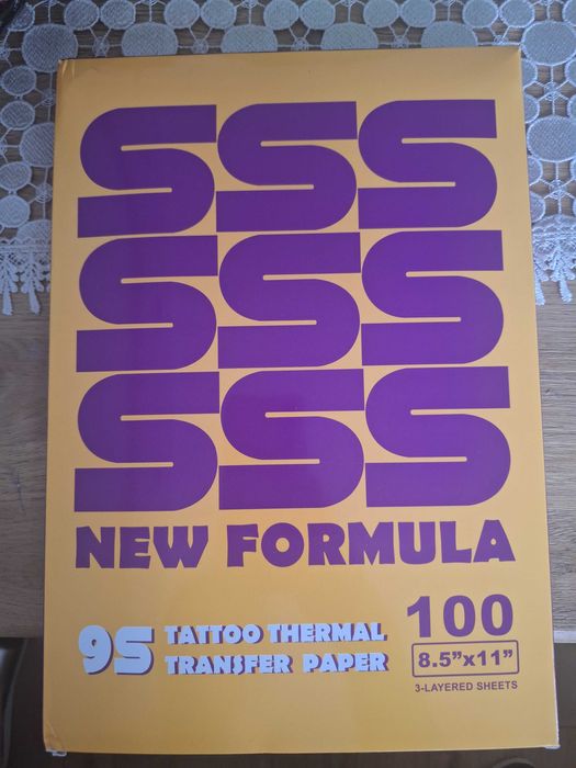 20 szt kalka Hektograficzna Spirit Transferowa do Tatuażu termiczna szkic