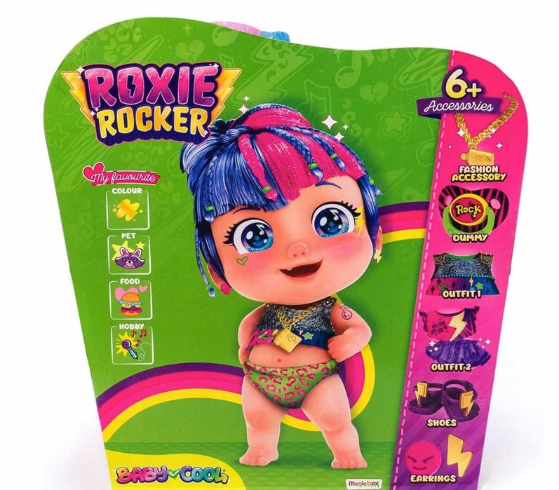 Lalka Baby Cool Roxie Rocker Kolorowa i Rockowa