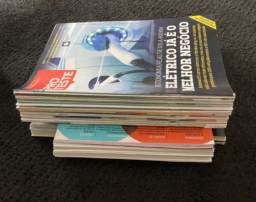 41 revistas Pro Teste, Teste Saúde e Dinheiro & Direitos