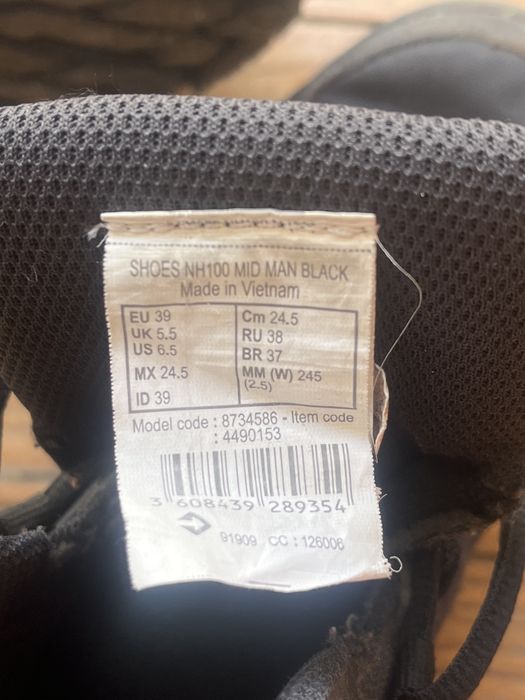 Quechua t39 sapato caminhada