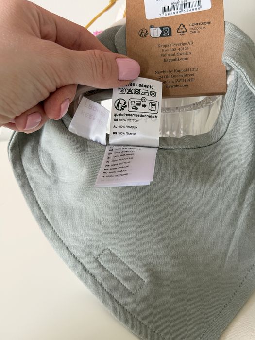 3x Śliniaki apaszki Newbie - nowe z metką