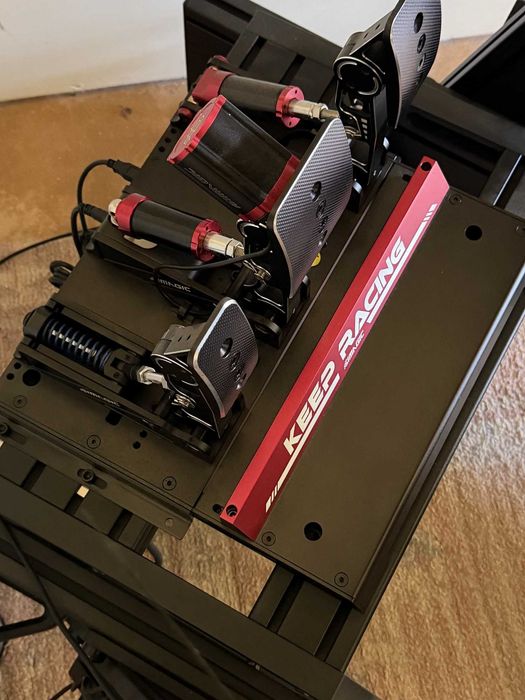 Simagic Alpha Mini + GT Neo + pedais P1000 | 10h de uso, com fatura