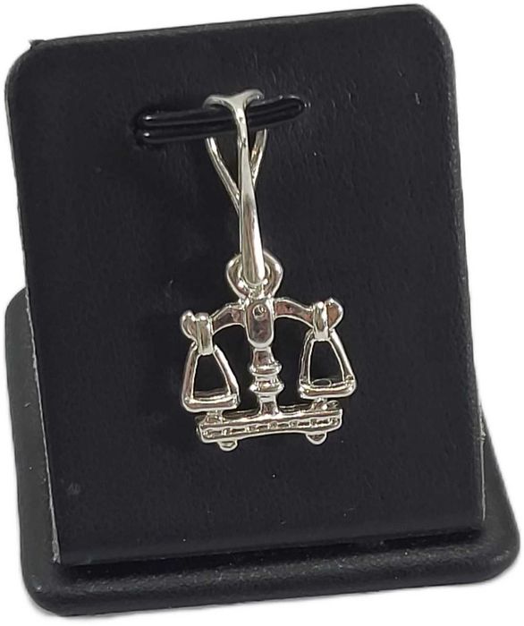 SD082 SREBRO 925 Zawieszka do łańcuszka 1,96g znak zodiaku waga