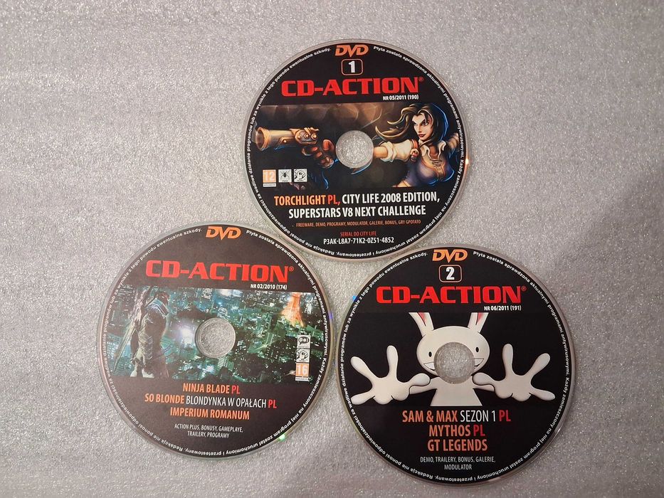 Gra Ninja blade PL So blonde SAM & MAX PL Torchlight PL MYTHOS PL DVD