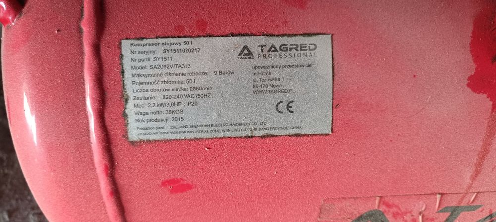 Kompresor olejowy 50L