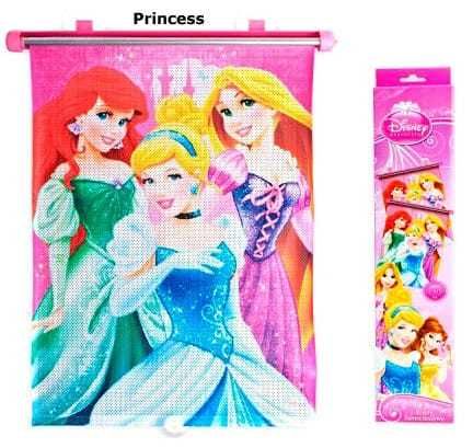 Roleta samochodowa Księżniczki 1 szt.