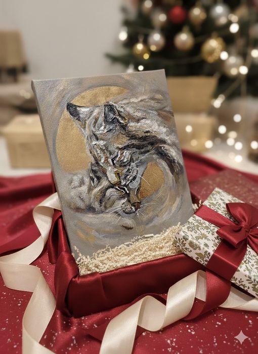 Подарунок картина 30*40 см Тигр знак зодіаку на замовлення