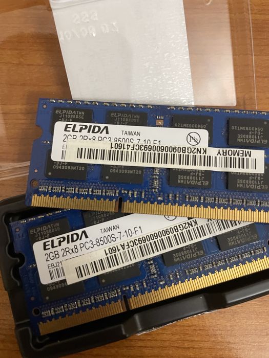Оперативна пам'ять DDR3  для ноутбука 2 Gb