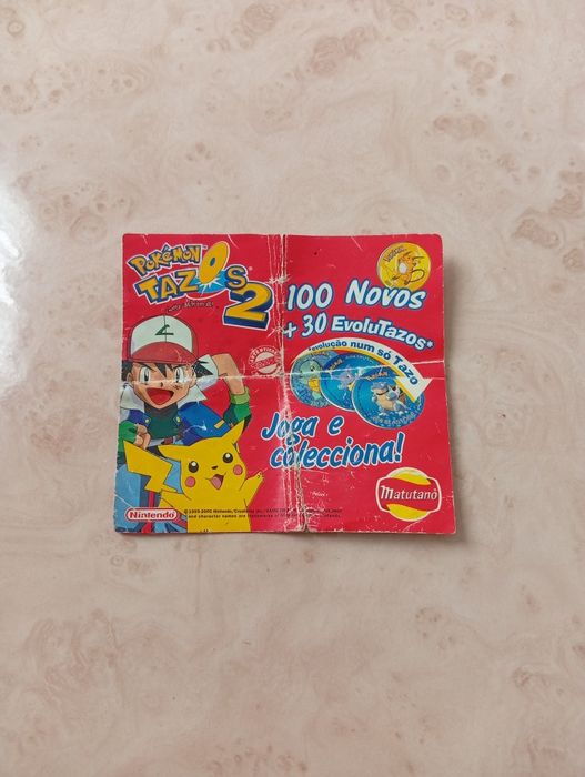 Caderneta Tazos Pokémon 2 Matutano Original