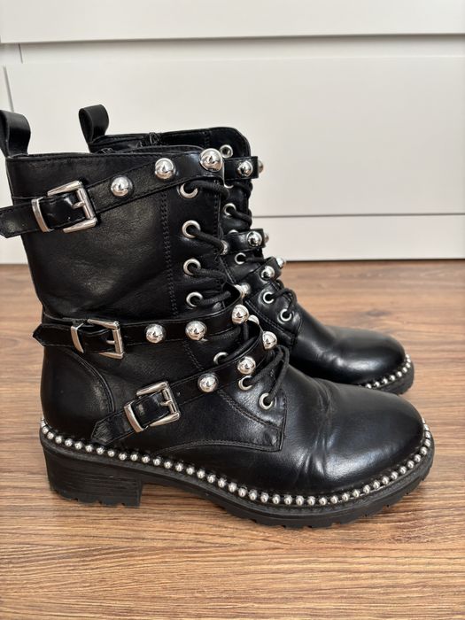 Czarne botki DeeZee za kostke r. 38