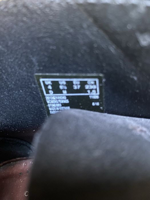 Женские замшевые ботинки дезерты Clarks p 36/37( 23.0)